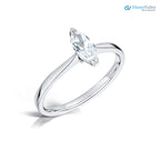 The Nouveau Ring Lab Diamond Marquise Cut Shoulder Set Engagement Ring - DisneyValley 
