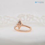 The Nouveau Ring Lab Diamond Marquise Cut Shoulder Set Engagement Ring - DisneyValley 