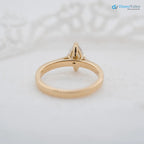 The Ottilie Ring Marquise Lab Diamond Timeless Engagement Solitaire Rings - DisneyValley 