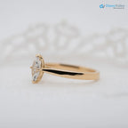 The Ottilie Ring Marquise Lab Diamond Timeless Engagement Solitaire Rings - DisneyValley 