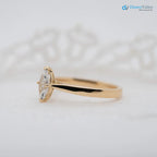 The Ottilie Ring Marquise Lab Diamond Timeless Engagement Solitaire Rings - DisneyValley 