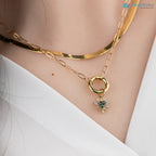 1 caret Heart diamond halo Charm Necklace an pendent