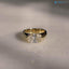 2.5 CT Oval Cut Lab Grown Diamond Ring Solid Gold engagement Ring - DisneyValley 
