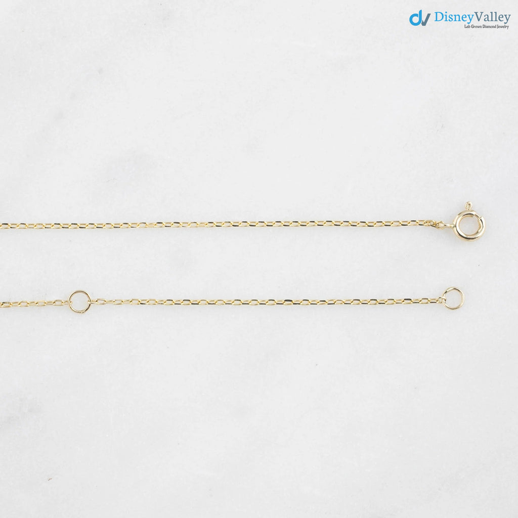 5 pear diamond Gloria Curved Diamond Necklace