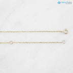 5 pear diamond Gloria Curved Diamond Necklace