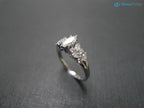 Marquise Diamond Unique Women Best Man Made Lab Grown Diamond Engagement Ring - DisneyValley 