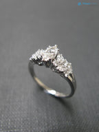 Marquise Diamond Unique Women Best Man Made Lab Grown Diamond Engagement Ring - DisneyValley 