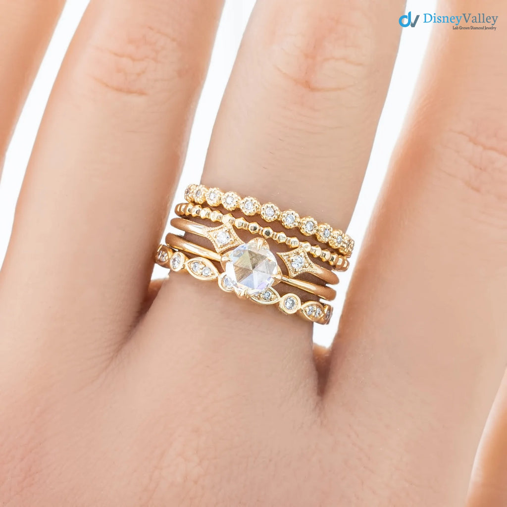 Alternating diamond eternity wedding band, Art Deco Diamond Eternity Ring