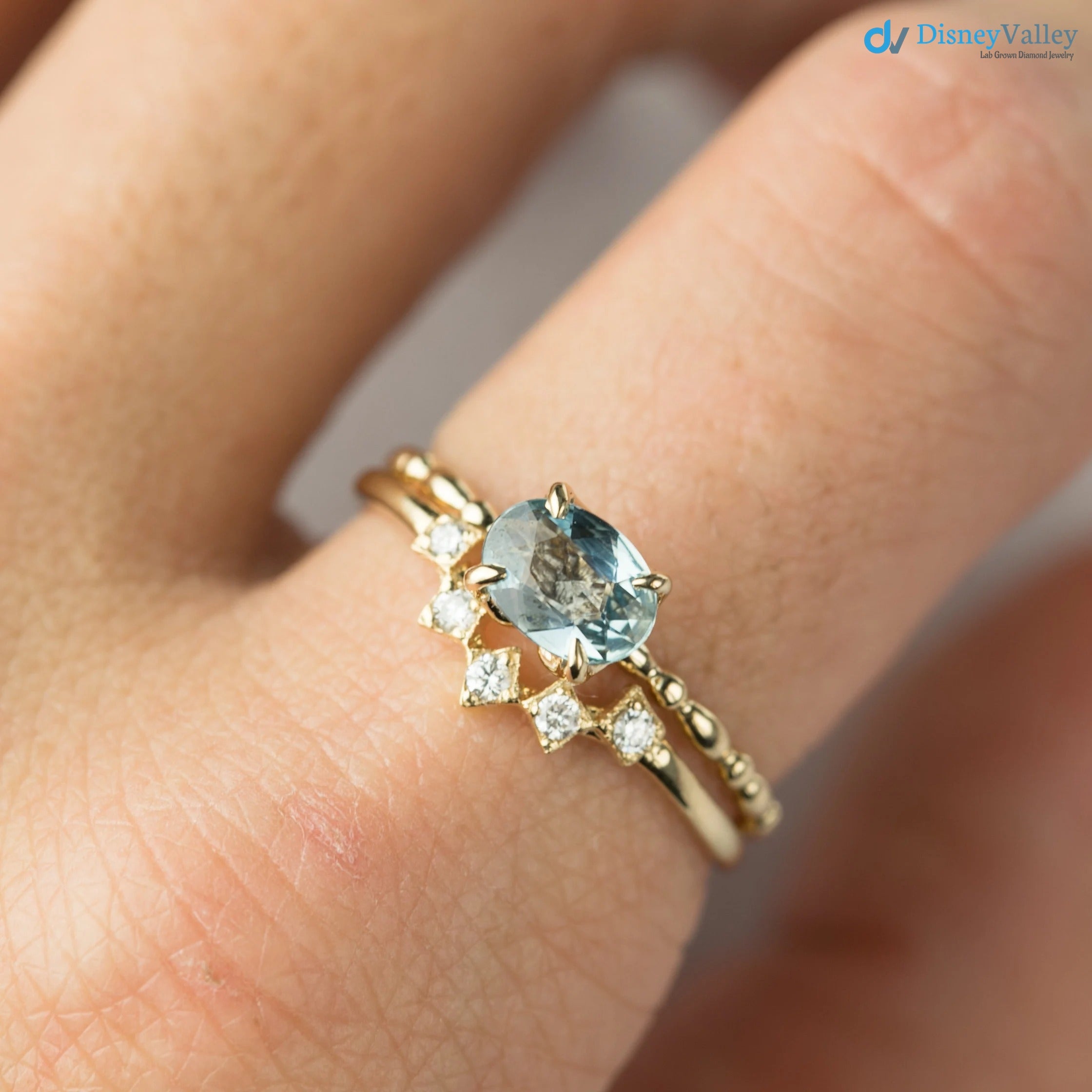 Diamond curved nesting wedding ring, v shape wedding band, diamond crown ring