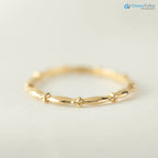 gold thin band, dainty wedding ring, delicate stackable rings, unique stacking ring