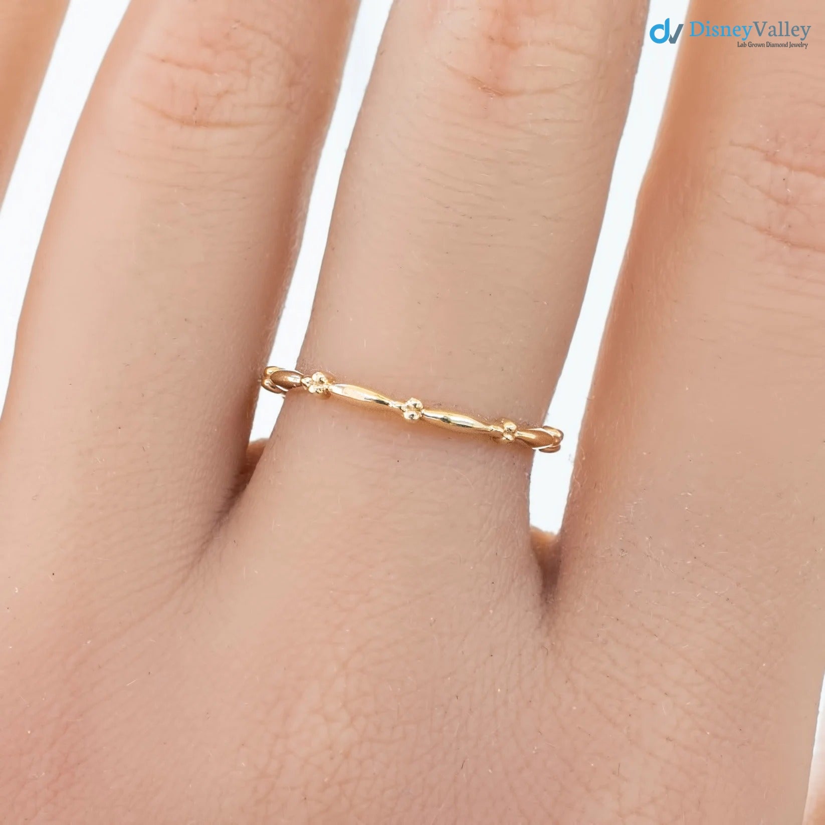 gold thin band, dainty wedding ring, delicate stackable rings, unique stacking ring