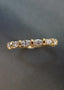 Marquise Diamond Wedding Ring in 14K Yellow Gold, Half Eternity Diamond Wedding Ring - DisneyValley 