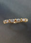 Marquise Diamond Wedding Ring in 14K Yellow Gold, Half Eternity Diamond Wedding Ring - DisneyValley 