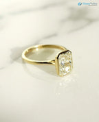 Radiant Cut Lab Grown Diamond Solitaire Engagement Ring - DisneyValley 