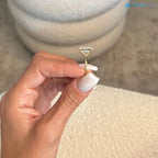 Dreamy 3.00 Carat D-VVS2 Emerald Cut Lab Grown Diamond Solitaire Ring - DisneyValley 
