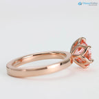 Lotus Petal Pink Diamond Padma by Sevgi Jewelry Claw Prong Setting - DisneyValley 