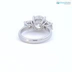 Big Breathtaking 3.5 Carat E/VS1 IGI Certified Diamond three stone Engagement Ring - DisneyValley 