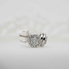 The Brier Earrings | 0.64ct VVS D-E Lab Grown Diamond 14k Gold Halo