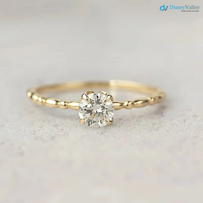 Excellent 2. ct Round cut lab Grown diamond engagement ring DisneyValley