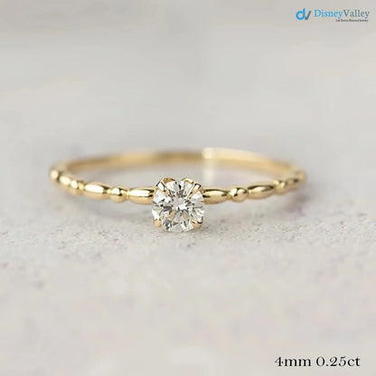 Excellent 2. ct Round cut lab Grown diamond engagement ring DisneyValley