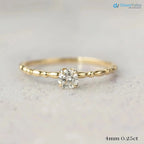 Excellent 2. ct Round cut lab Grown diamond engagement ring DisneyValley