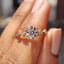 5 Diamond Engagement Ring With Round Cut