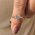 7 Stone Diamond Ring With Round Cut
