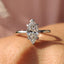 Marquise Cut Diamond Ring In Solitaire Setting