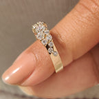 Round Diamond Band in Scattered Setting