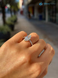 Gold Marquise Brilliant IGI Certified Lab Grown Diamond Engagement Ring - DisneyValley