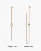 MOSS Gold Charm Bracelet with 0.12ct Diamonds