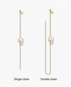 ROPES Gold Charm Bracelet with 0.20ct Diamonds