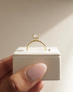 2.50-4.50 CT Emerald Cut Lab Grown Diamond  Hidden Halo & Pave Engagement Ring