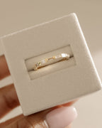 0.32 TCW Baguette CVD Diamond Bar Wedding Band