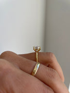 1.30-3.30 CT Oval Cut Lab Grown Diamond Solitaire Engagement Ring