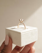 2.0-4.0 CT Cushion Cut Lab Grown Diamond Hidden Halo & Pave Engagement Ring