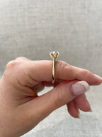 1.57 CT Round Cut Lab Grown Solitaire Engagement Ring
