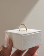 0.10 TCW Round CVD Diamond Flush Wedding Band