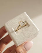 1.67-3.67 CT Radiant Cut Lab Grown Diamond Bezel Engagement Ring