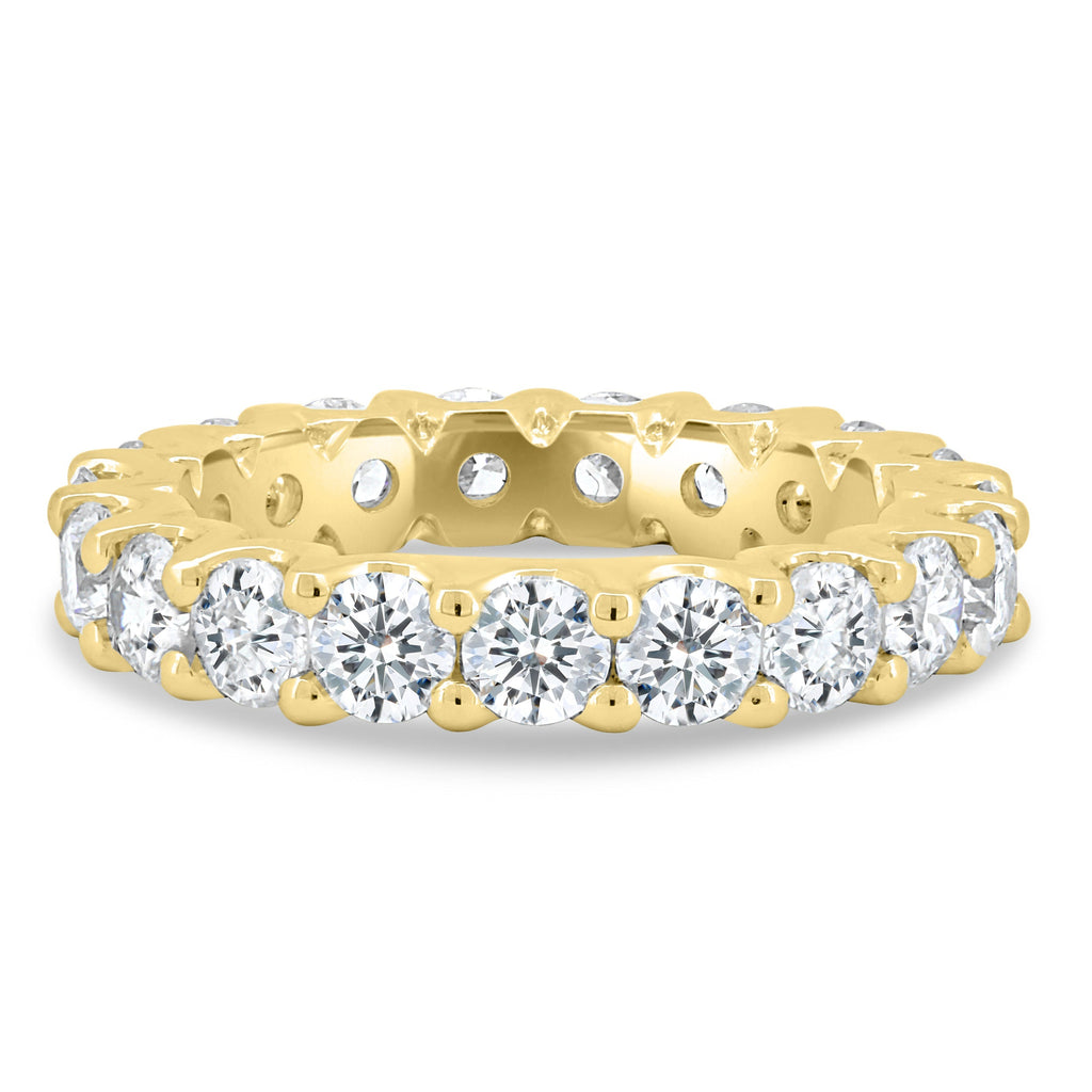 1.50 TCW Round CVD Diamond Full Eternity Wedding Band