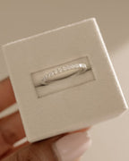 0.30 TCW Round CVD Diamond Half eternity Wedding Band