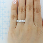 Round Brilliant Cut Full Eternity Wedding Band