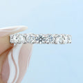 3.20 TCW Round Brilliant Cut Full Eternity Moissanite Wedding Band