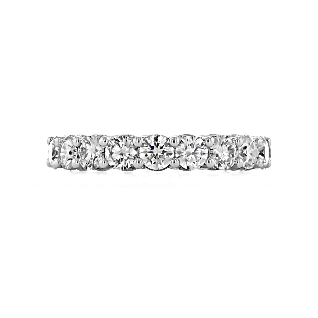 Round Brilliant Cut Full Eternity Wedding Band