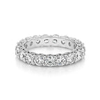 3.20 TCW Round Brilliant Cut Full Eternity Moissanite Wedding Band