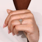 Dutch Marquise Engagement Ring in Tulip Setting