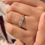 Round Diamond Band in Scattered Setting