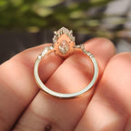 Marquise Cut Engagement Ring in Vintage Style