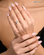IGI Certified Oval Cut D/VVS2 Lab Grown Diamond Engagement Ring - DisneyValley