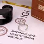 IGI Certified 10 - 12 Carat Pear Diamond Ring in Bypass Setting